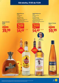 Pogląd oferty "Metaxa 5*, brandy, 700 ml" - ważna od 17.03.2026 | Strona: 38