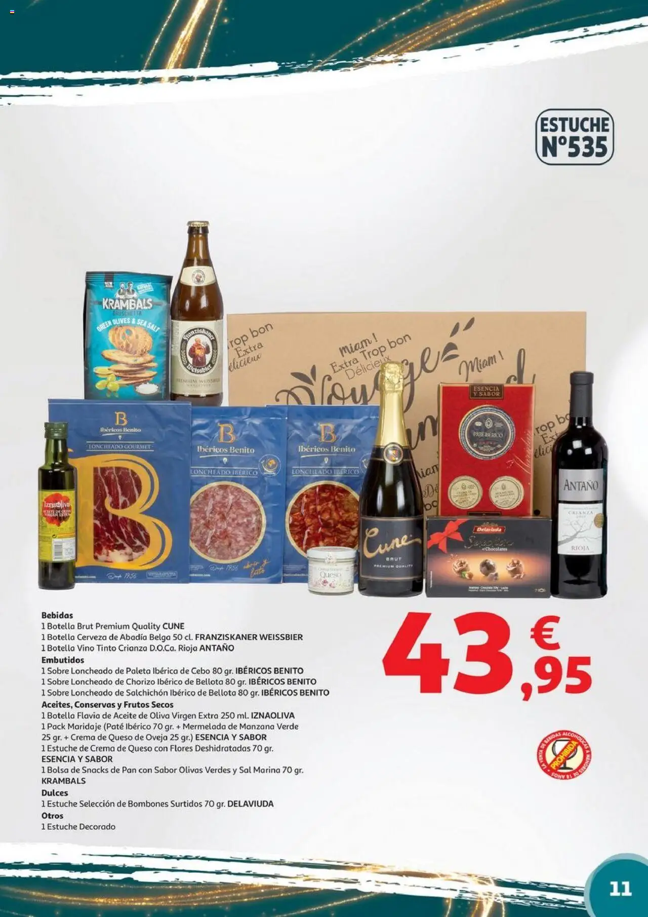 Alcampo - Valencia y Castellón │ válido desde el 06.11.2025 | Página: 11 | Productos: Aceite, Pan, Vino, Loncheado