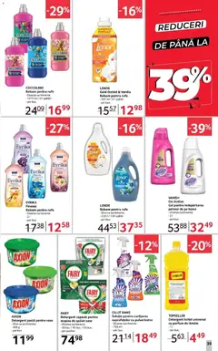 Ofertele Selgros valabile de la 14.11.2025 | Pagină: 39 | Produse: Balsam, Yorgan, Detergent, Çelik Mama ve Su Kabı