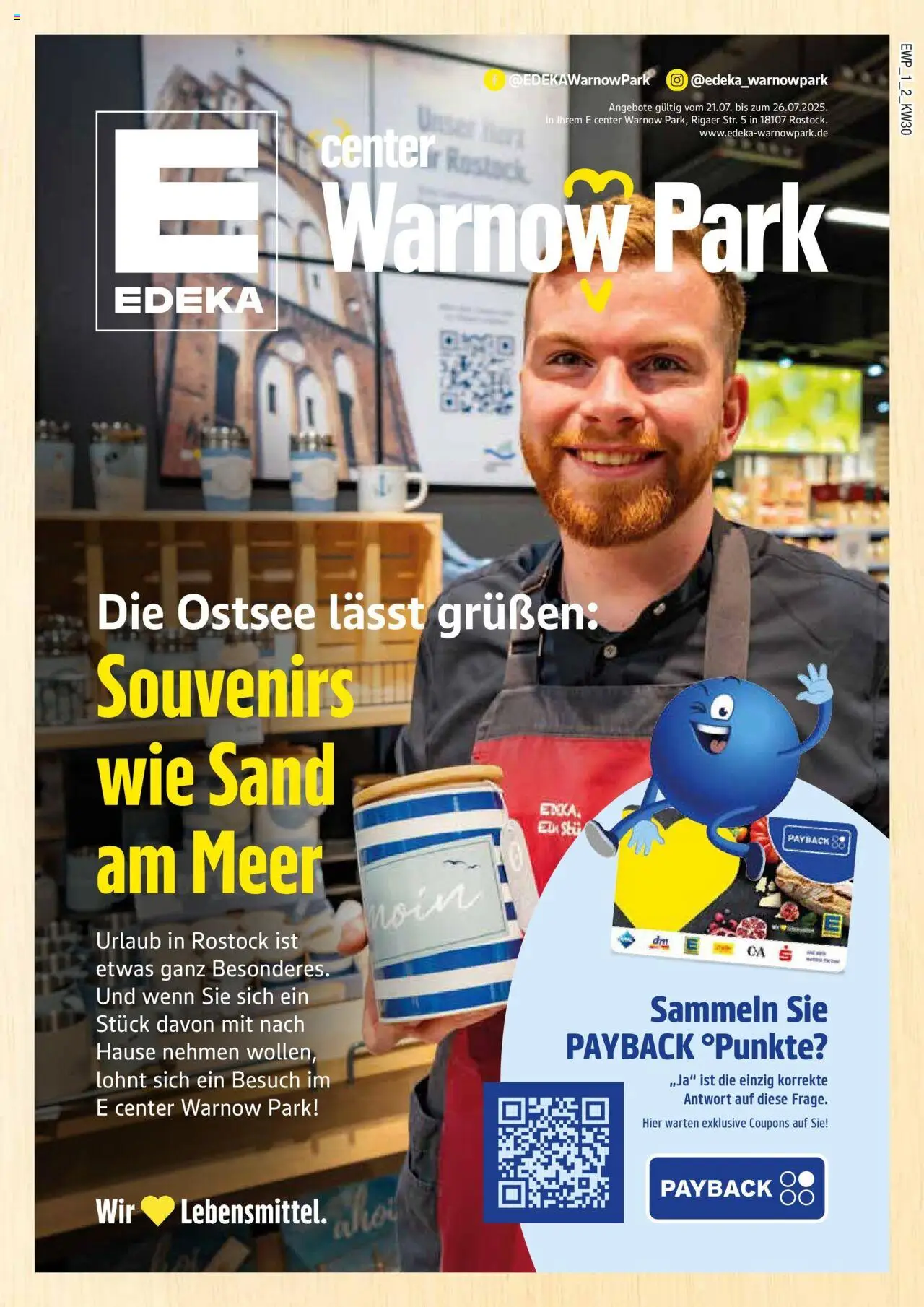 Edeka prospekt Rostock	 - gültig ab dem 20.07.2025 | Seite: 1