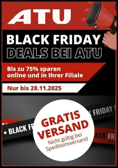 ATU - Black Friday ab 20.11.2025 gültig