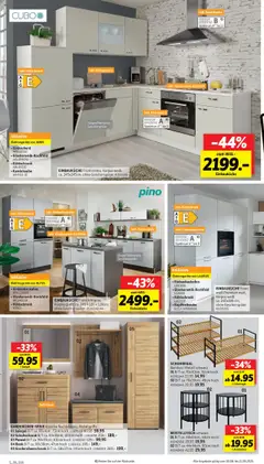 Sconto Prospekt 	 – gültig ab 30.08.2025 | Seite: 6 | Produkte: Einbauküche, Spiegel, Schuhregal, Kühlschrank