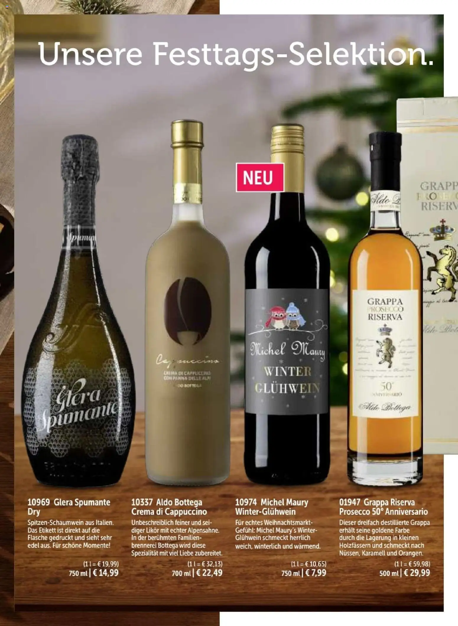 Bofrost Weihnachten 2025 – gültig ab 23.10.2025 | Seite: 17 | Produkte: Likör, Prosecco, Maus
