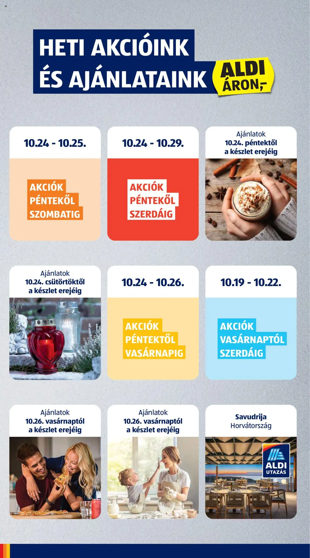 Aldi akciós ujság - amely érvényes a következő dátumtól: 24.10.2025 | Oldal: 2