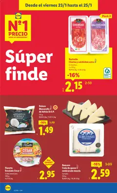 Vista previa Deluxe Mozzarella de búfala D.O.P., 125 g válido desde el 19.01.2026 | Página: 24