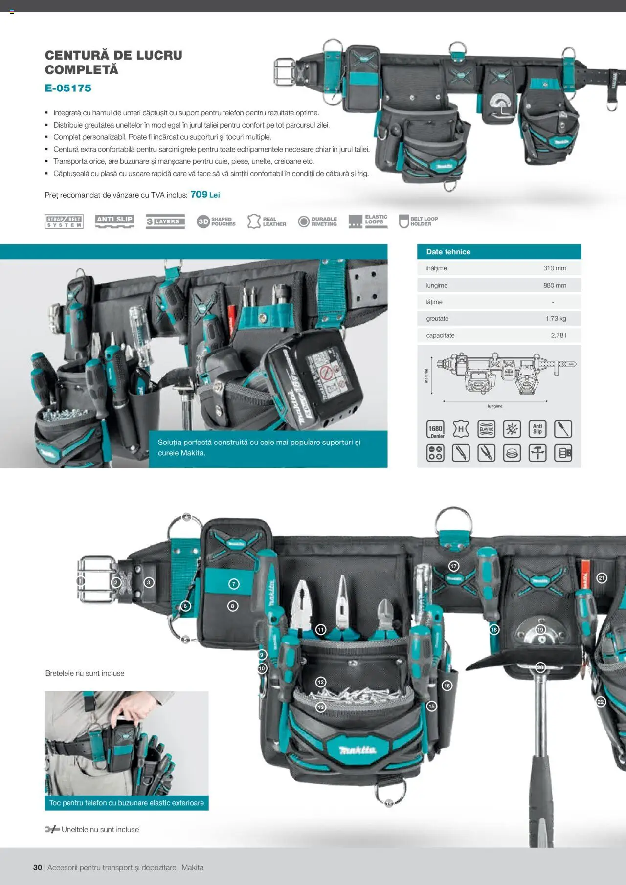 Makita catalog - Accesorii pentru transport si depozitare   – valabil de la 06.09.2021 | Pagină: 30