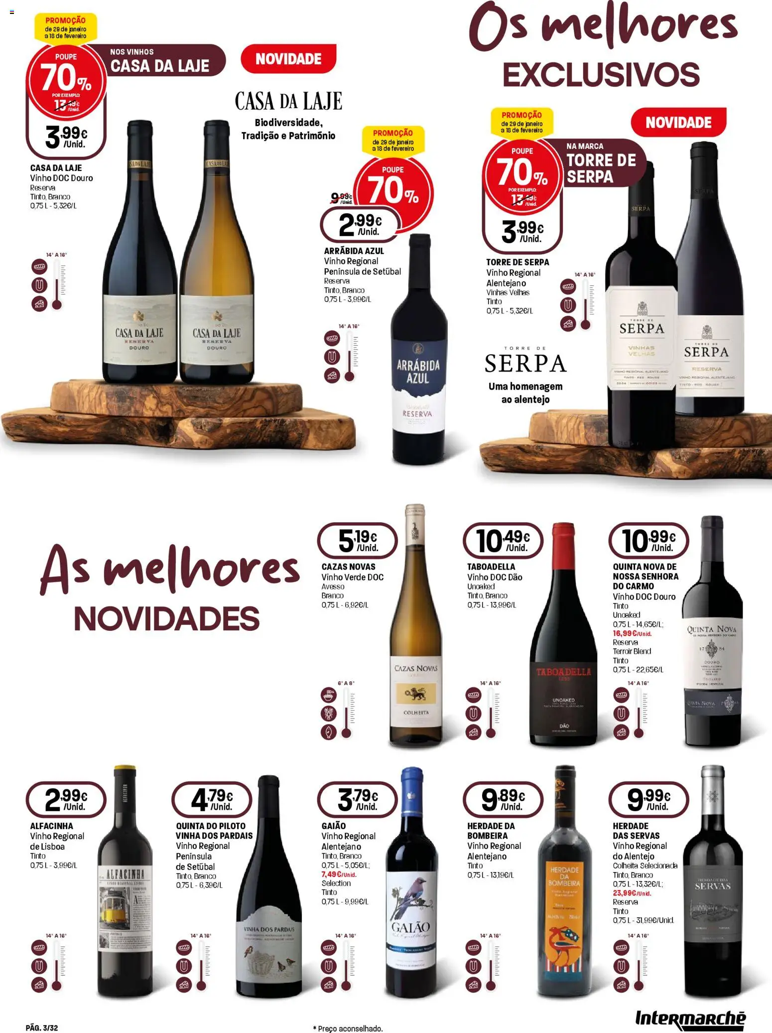 Intermarché - Queijos, Vinhos e Enchidos Super │ válido de 29.01.2026 | Página: 3 | Produtos: Vinho