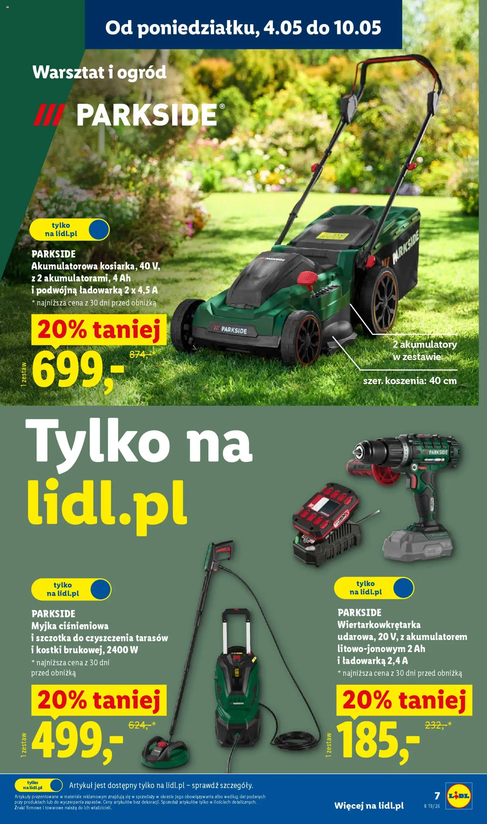 Lidl Katalog od 04.05.2026 | Strona: 47 | Produkty: Ładowarka, Szczotka