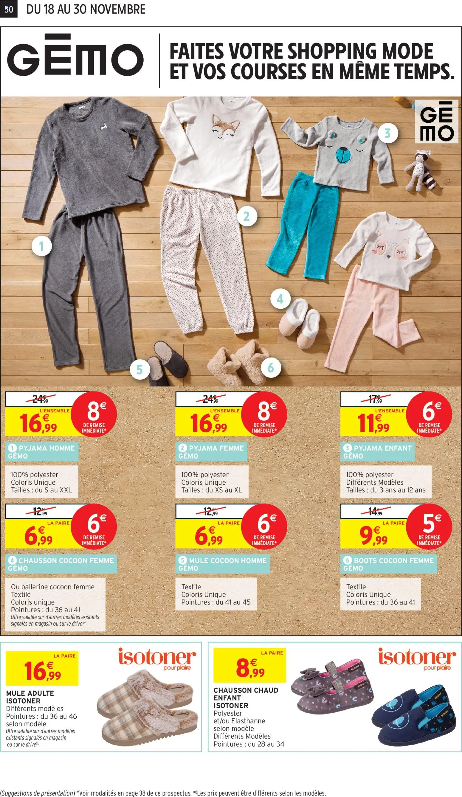 {H1} | Page: 50 | Produits: Pyjama femme, Ballerine, Pyjama