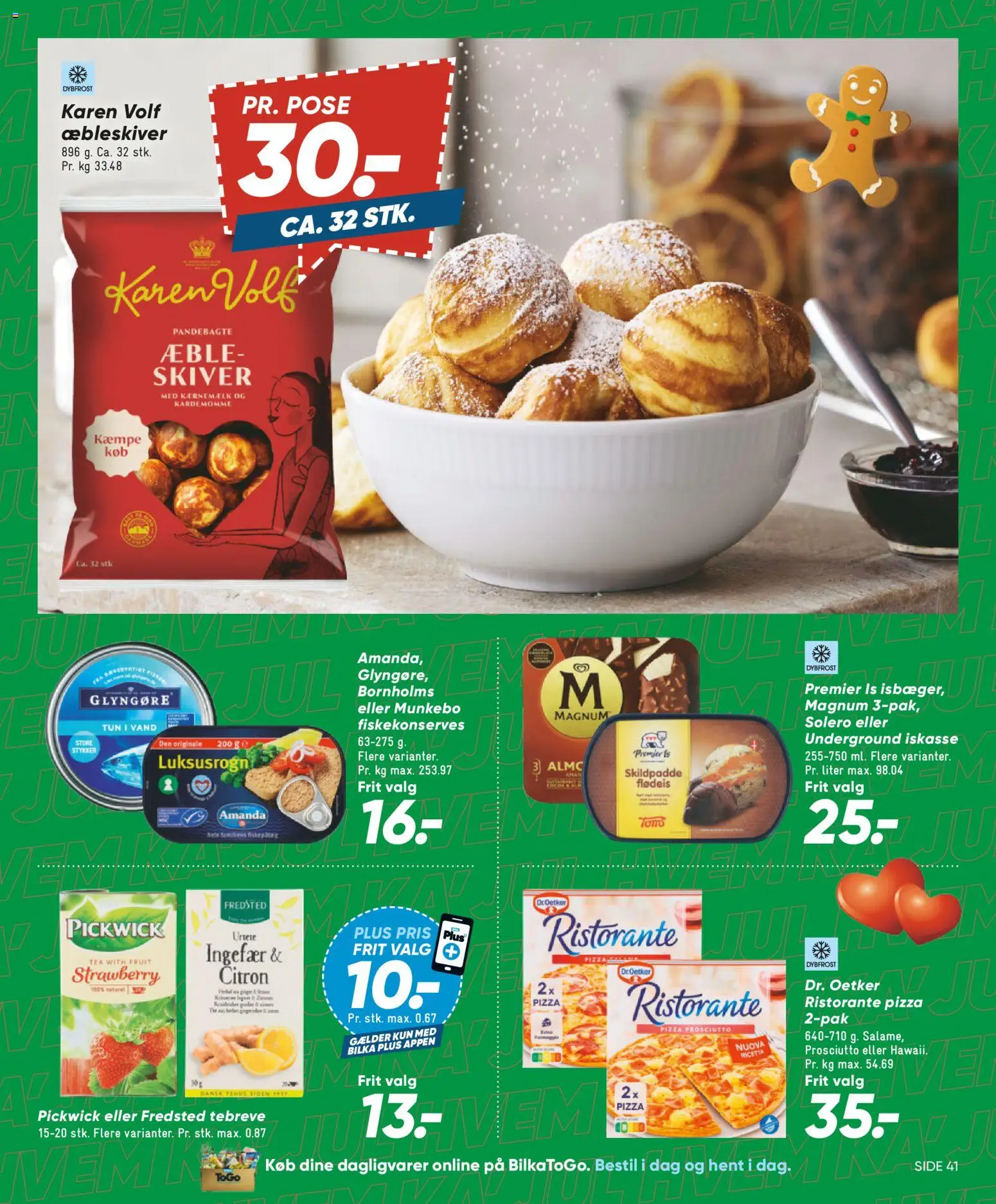Bilka tilbudsavis – gyldig fra 12.12.2025 | Side: 51 | Produkter: Pizza, Kardemomme, Tun, Is
