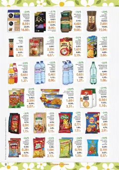 Преглед на Лекси брошура - Офертите са валидни от 15.04.2026 | Страница: 8 | Продукти: Вода, Сос, Начо, Напитка