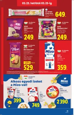 DR. OETKER Leveles tészta, Leveles tészta, 275 g; 1 kg = 2 360 Ft - amely érvényes a következő dátumtól: 19.03.2026 | Oldal: 53