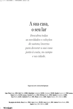 Pré-visualização El Corte Ingles Decora válido de 23.10.2025 | Página: 2 | Produtos: Candeeiro, Poltrona, Sofá, Cadeira