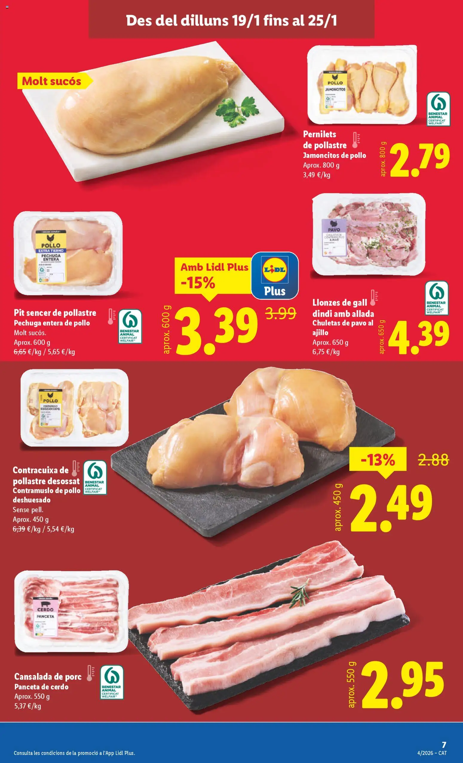 Lidl folleto │ válido desde el 19.01.2026 | Página: 9 | Productos: Chuletas de pavo, Ηλεκτρικός φούρνος, Cerdo