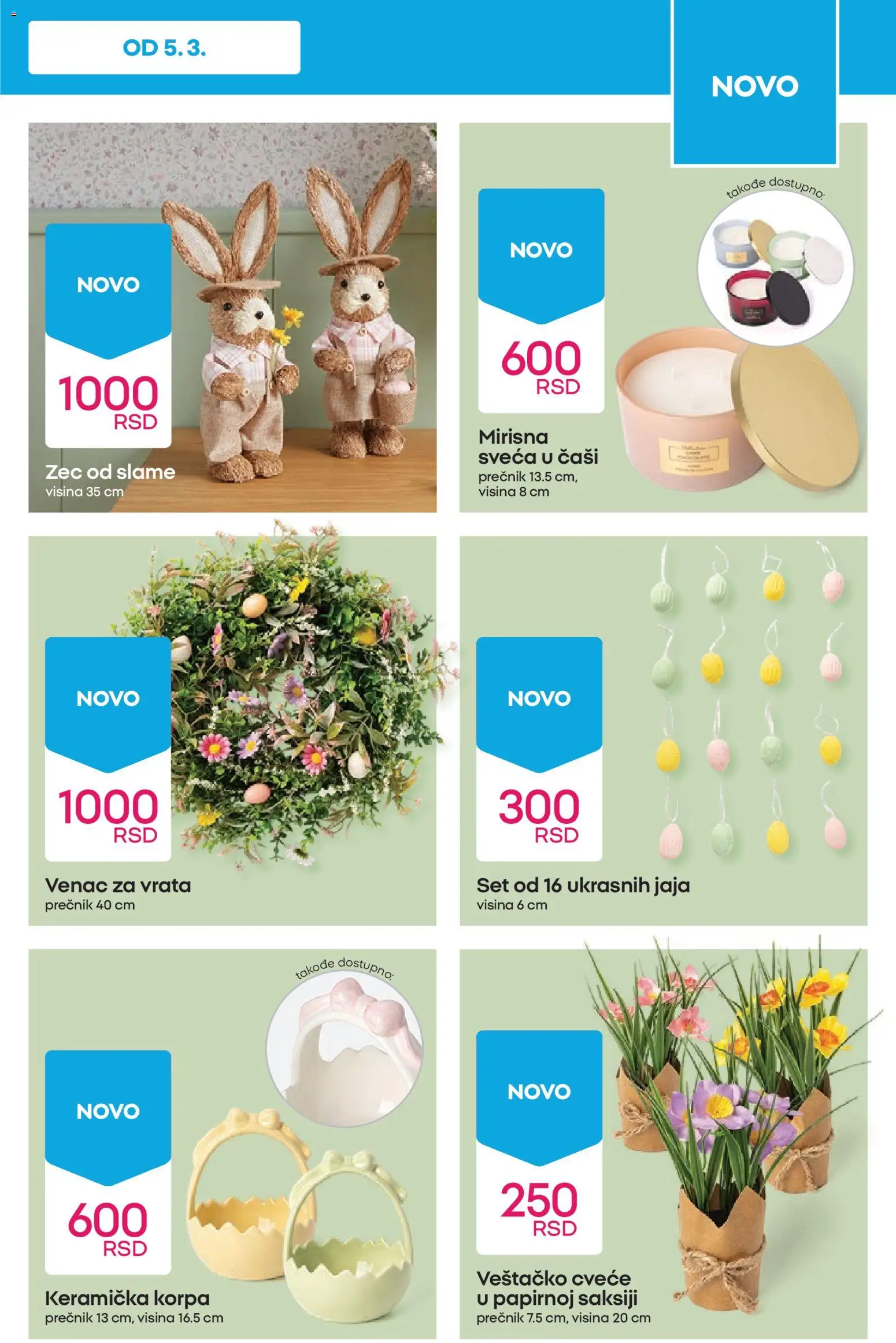 Pepco katalog - važi od 12.03.2026 | Strana: 11 | Proizvode: Vrata, Korpa, Jaja, Cvece