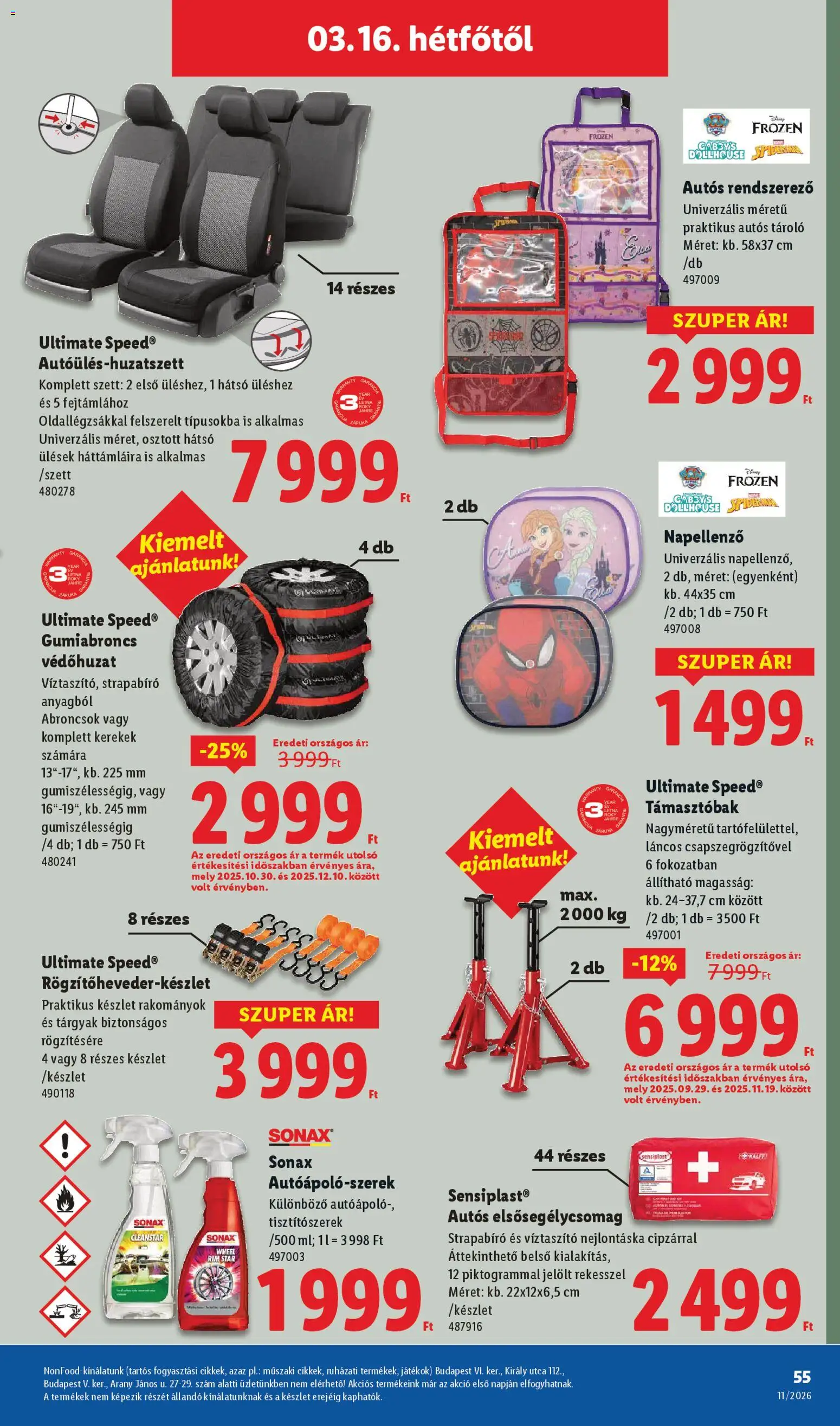 Lidl akciós ujság - amely érvényes a következő dátumtól: 12.03.2026 | Oldal: 55 | Termékek: Játékok, Rendszerező