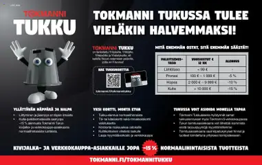 Tokmanni-mainoslehti voimassa 16.02.2026 alkaen