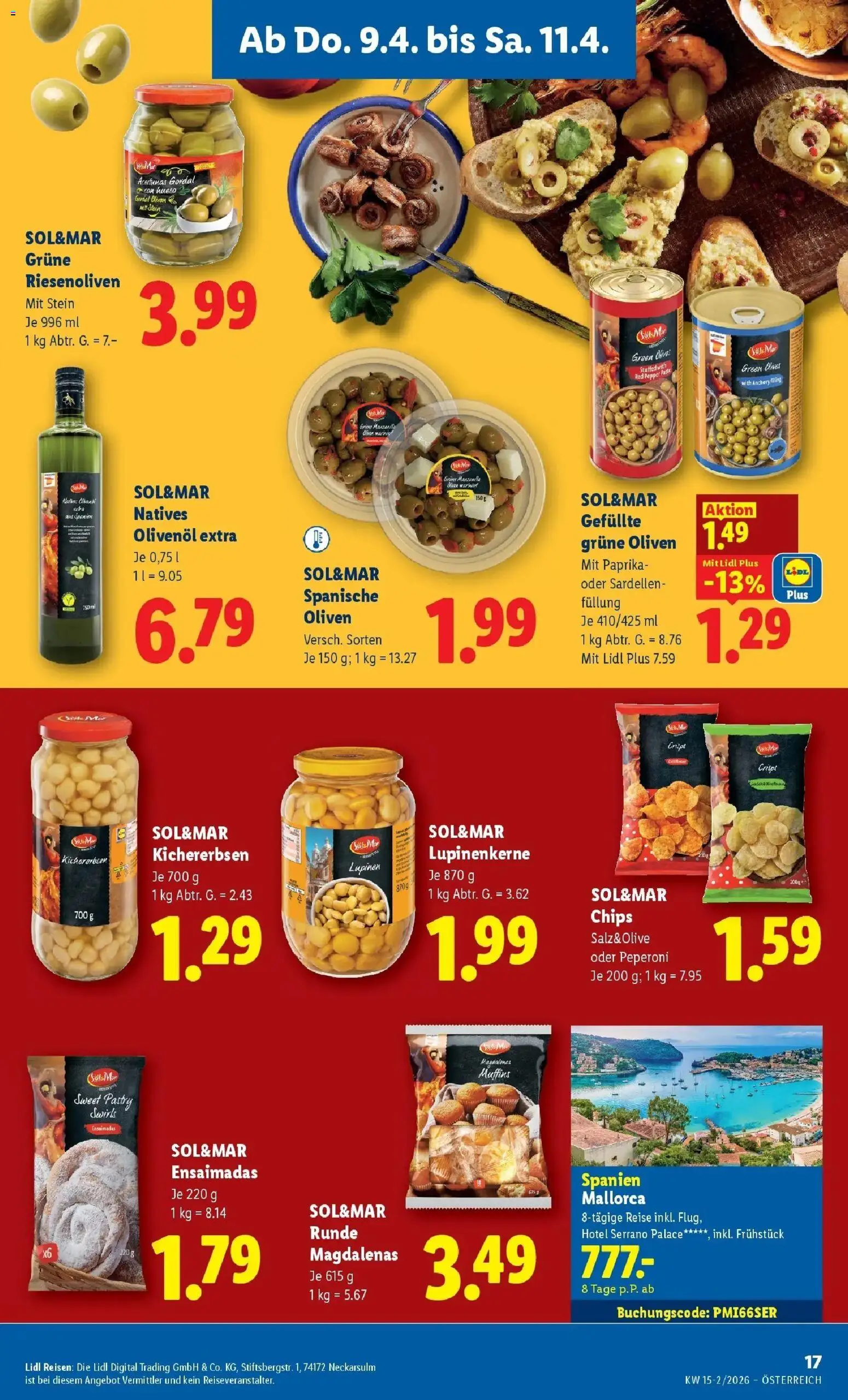 Lidl Flugblatt - Wien, Langenzersdorf, Zwettl gültig ab 08.04.2026 | Seite: 19 | Produkte: Chips, Szeder
