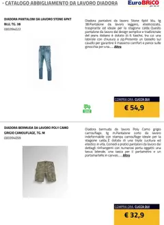 Anteprima del volantino Eurobrico Abbigliamento da Lavoro Diadora catalogo valido a partire dal 23.07.2025 | Pagina: 25