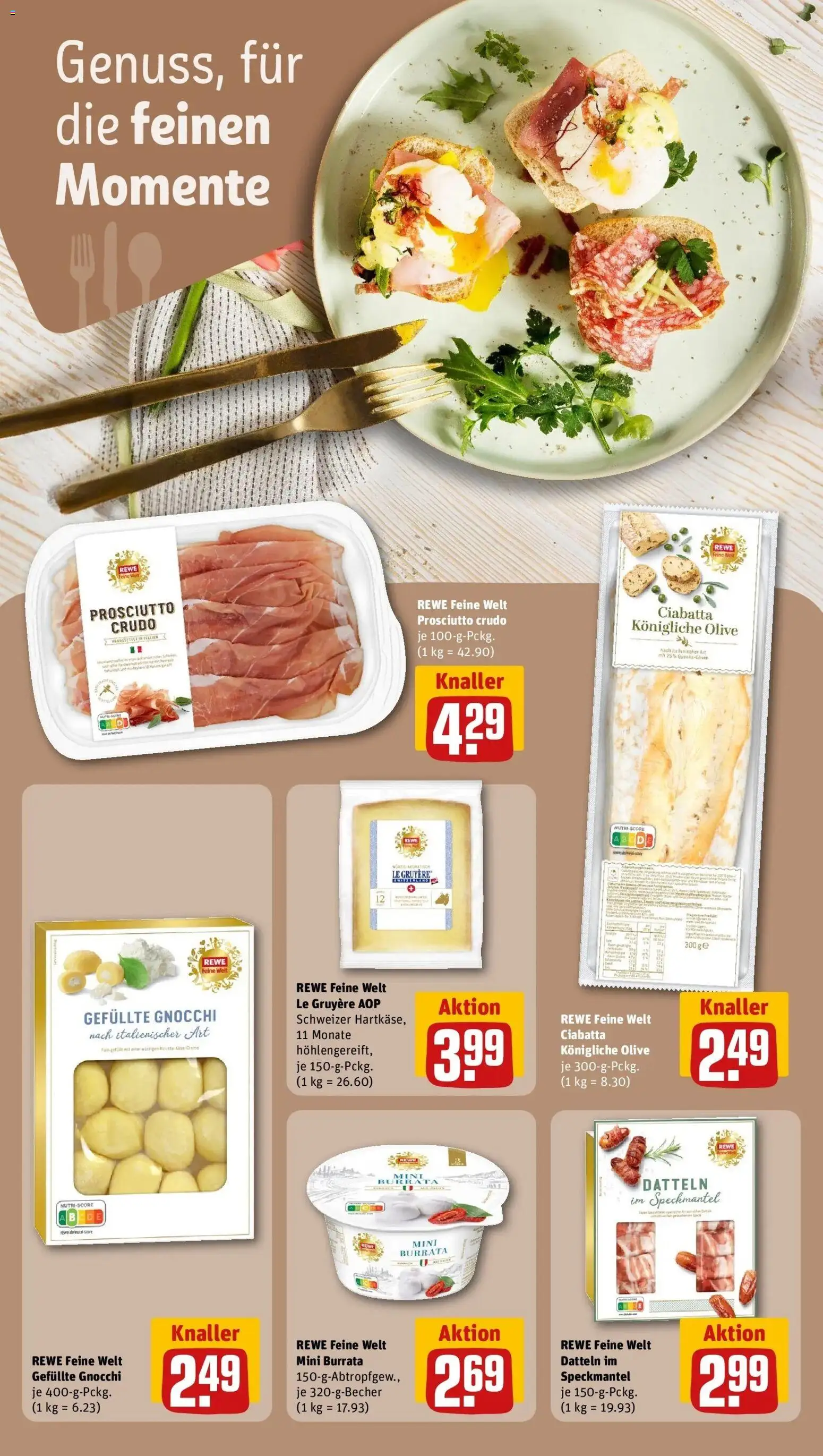 Rewe Prospekt Brüggen / Bracht	 – gültig ab 15.03.2026 | Seite: 21 | Produkte: Burrata