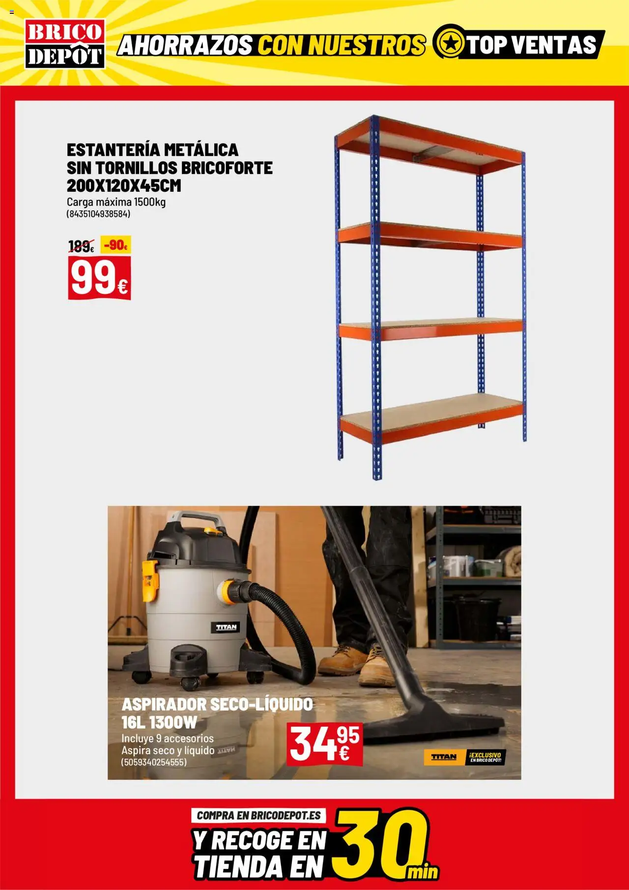 Brico Depôt folleto │ válido desde el 01.08.2025 | Página: 4 | Productos: Aspirador