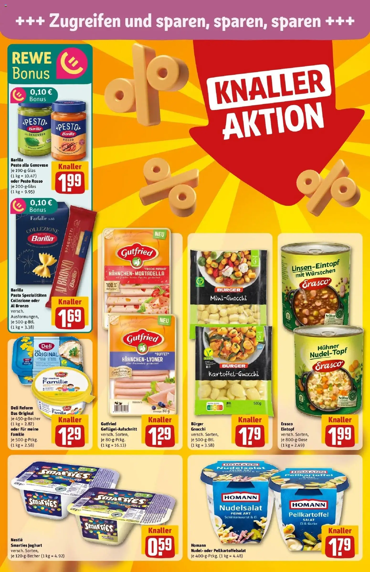 Rewe prospekt Höchberg	 – gültig ab 16.02.2026 | Seite: 4 | Produkte: Barilla, Paprika, Erasco, Deli reform