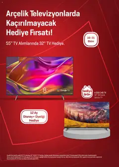 16.10.2025 tarihinden itibaren geçerli olan Arçelik kataloğu önizlemesi | Sayfa: 89 | Ürünler: TV