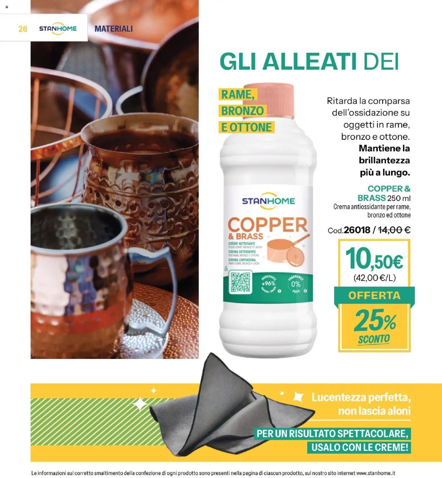 Volantino Stanhome del 23.12.2025 | Pagina: 26 | Prodotti: Crema, Detergente