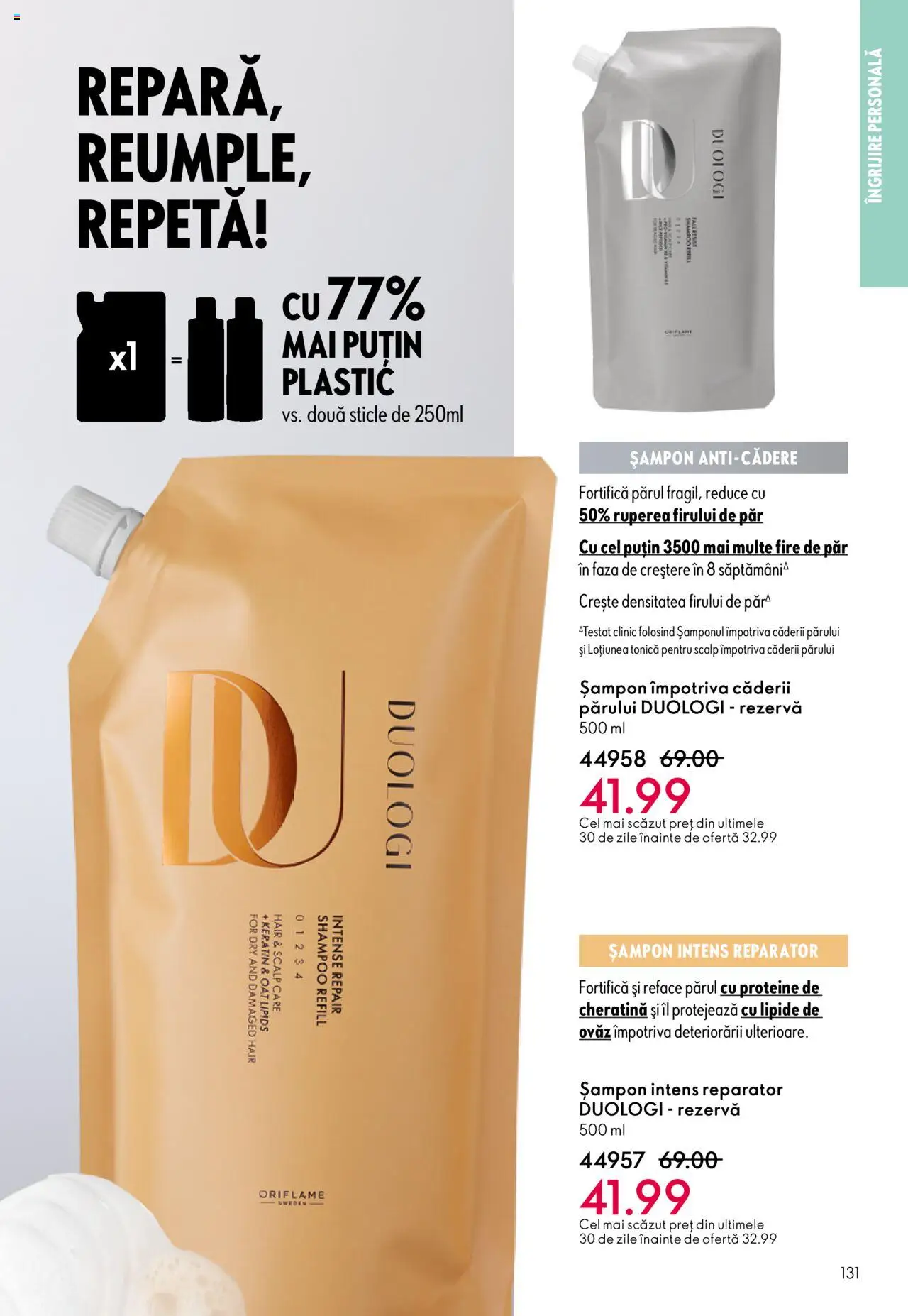Noul catalog Oriflame – valabil de la 01.10.2025 | Pagină: 131 | Produse: Pară, Masaüstü kılıfı, Șampon