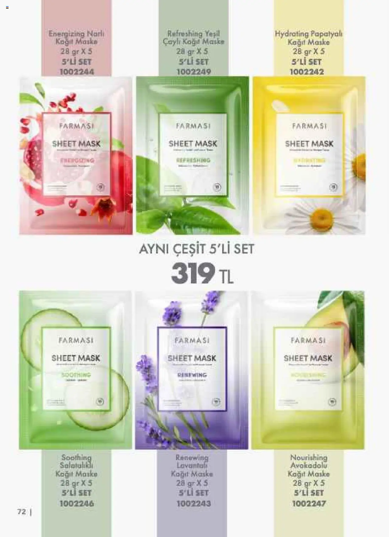Farmasi Katalog - 01.08.2025 tarihinden itibaren geçerlidir | Sayfa: 72 | Ürünler: Maske
