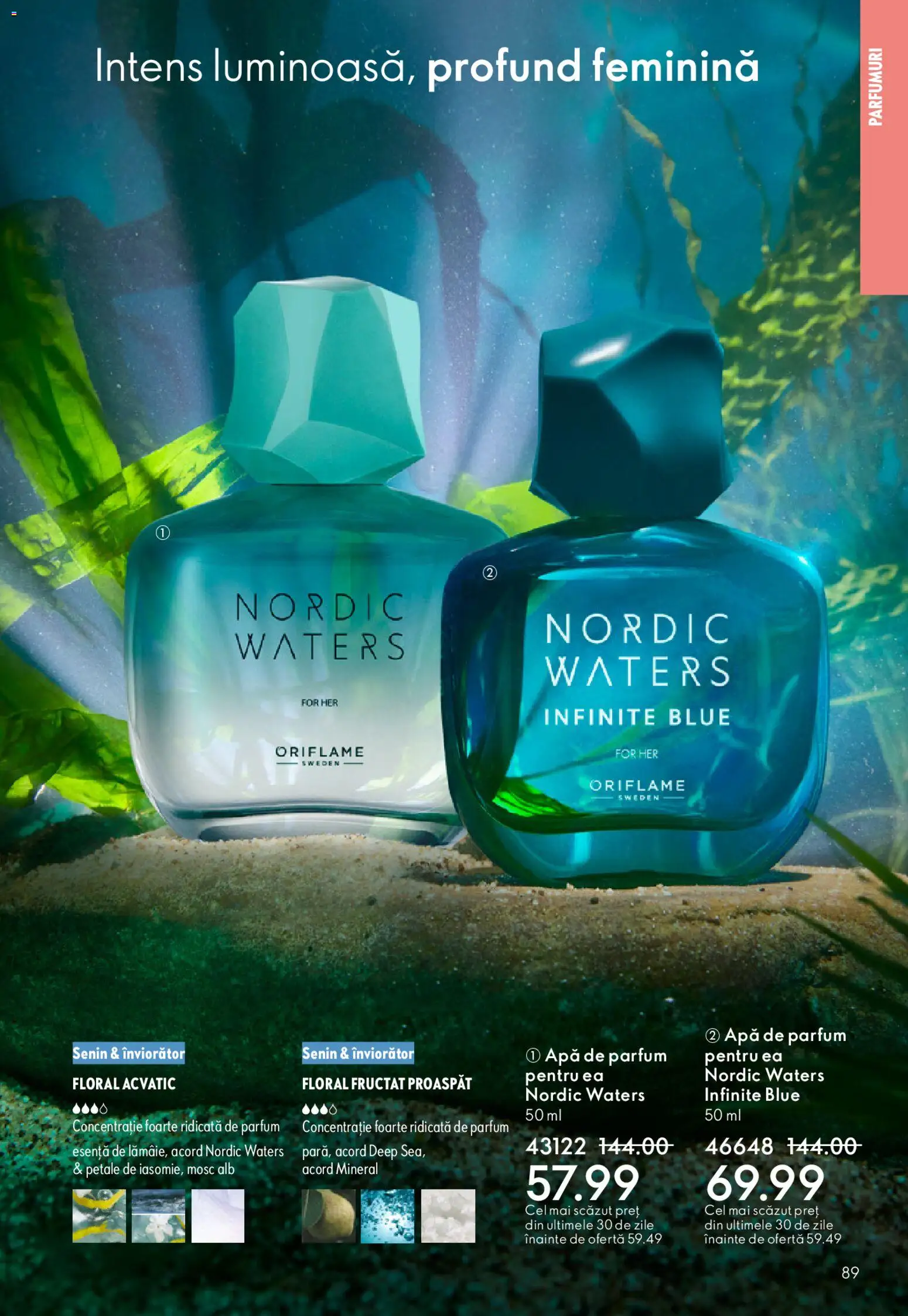 Noul catalog Oriflame – valabil de la 11.02.2026 | Pagină: 89 | Produse: Apă de parfum, Parfum, Apă
