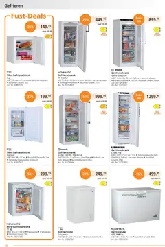 Fust Aktionen ab 20.10.2025 gültig | Seite: 18 | Produkte: Gefriertruhe, Gefrierschrank, Bosch, Liebherr