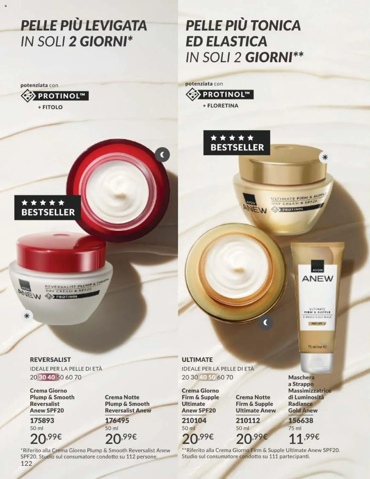 Volantino Avon del 01.05.2026 | Pagina: 122 | Prodotti: Crema, Maschera