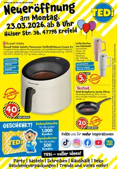 TEDi Neueröffnung Krefeld ab 23.03.2026 gültig
