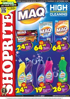 Preview of Shoprite specials valid from 18.08.2025