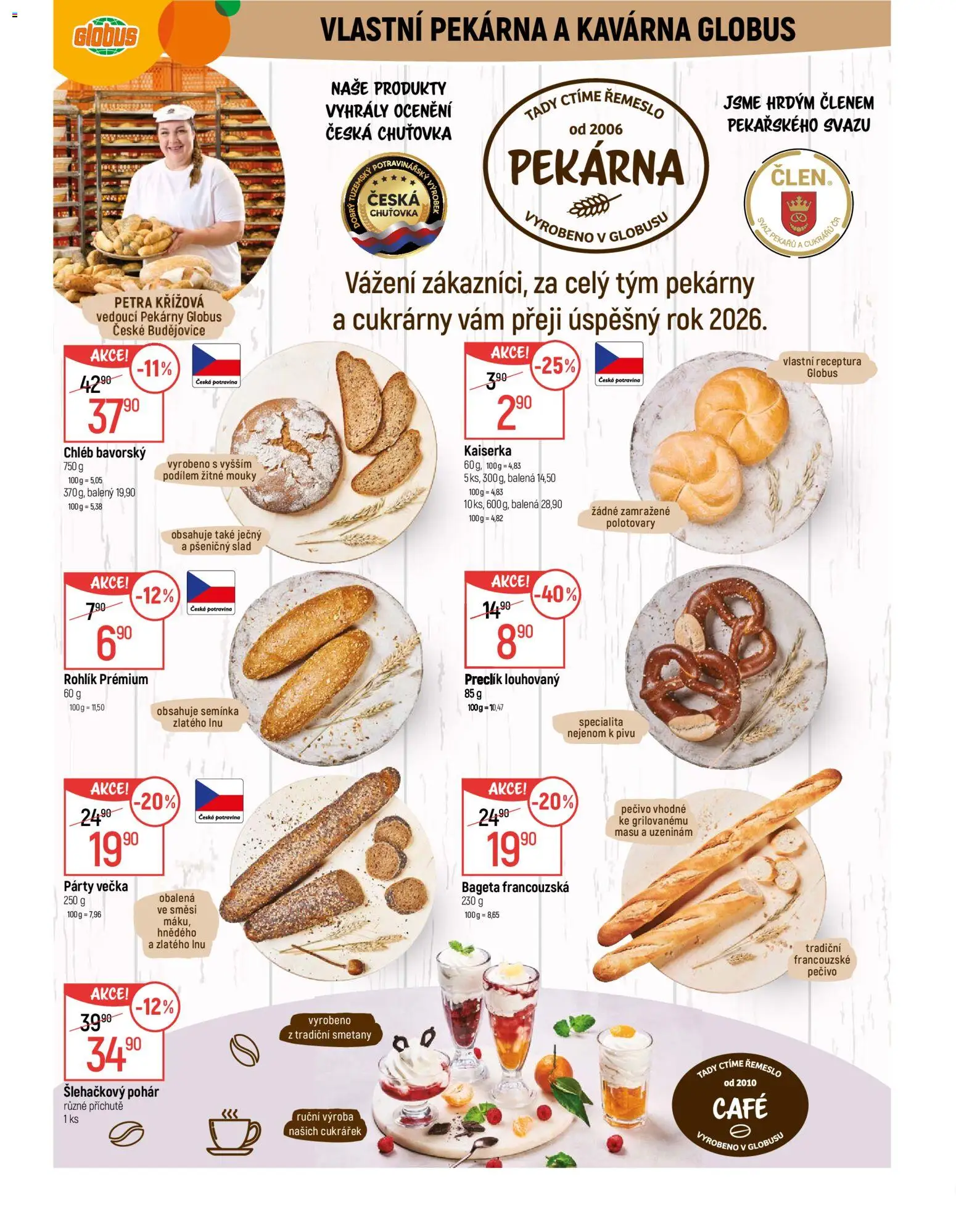 Globus leták - České Budějovice od 27.12.2025 | Strana: 5 | Produkty: Chléb, Rohlík, Pečivo, Semínka