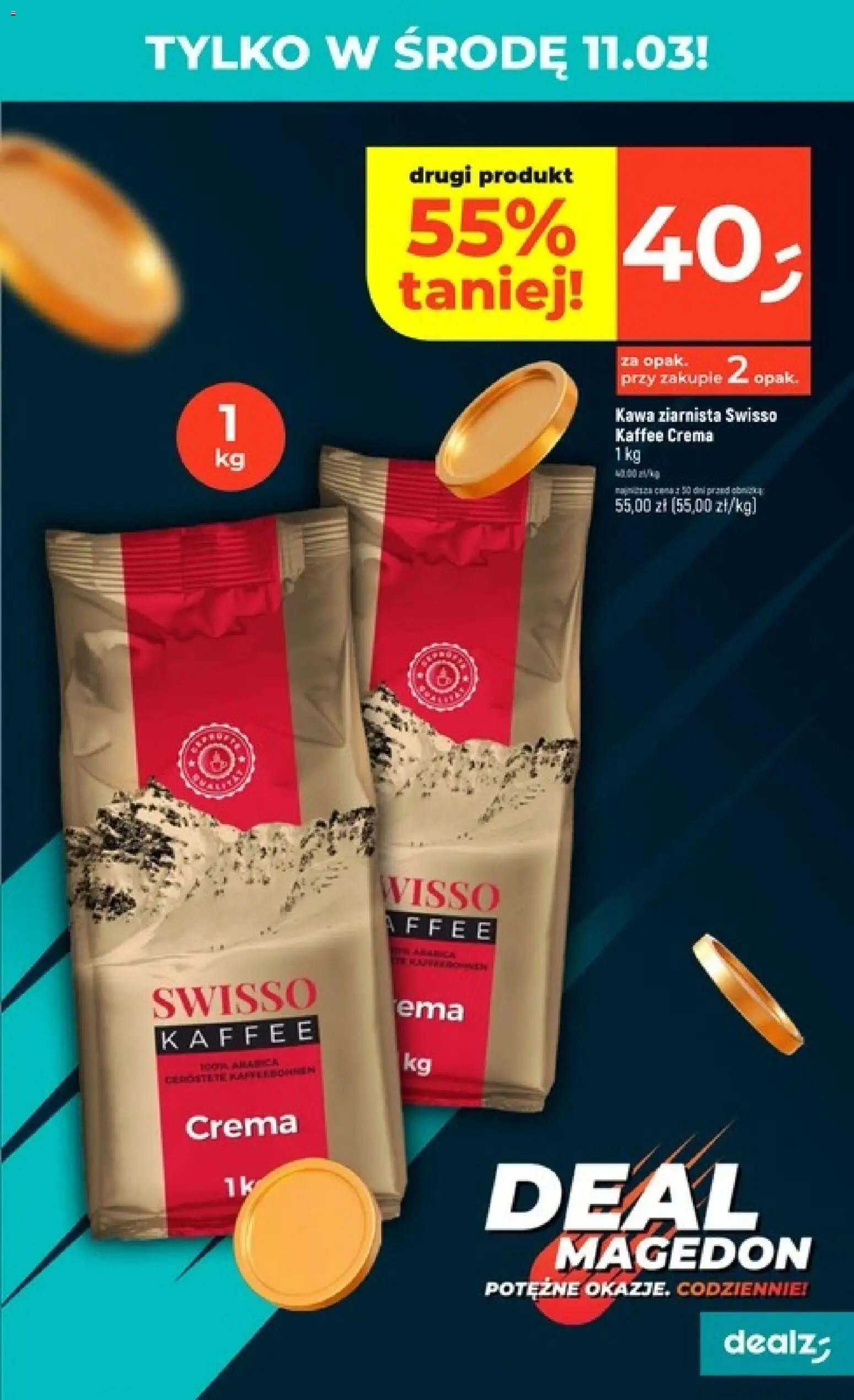 Dealz gazetka od 05.03.2026 | Strona: 7 | Produkty: Kawa ziarnista, Kawa