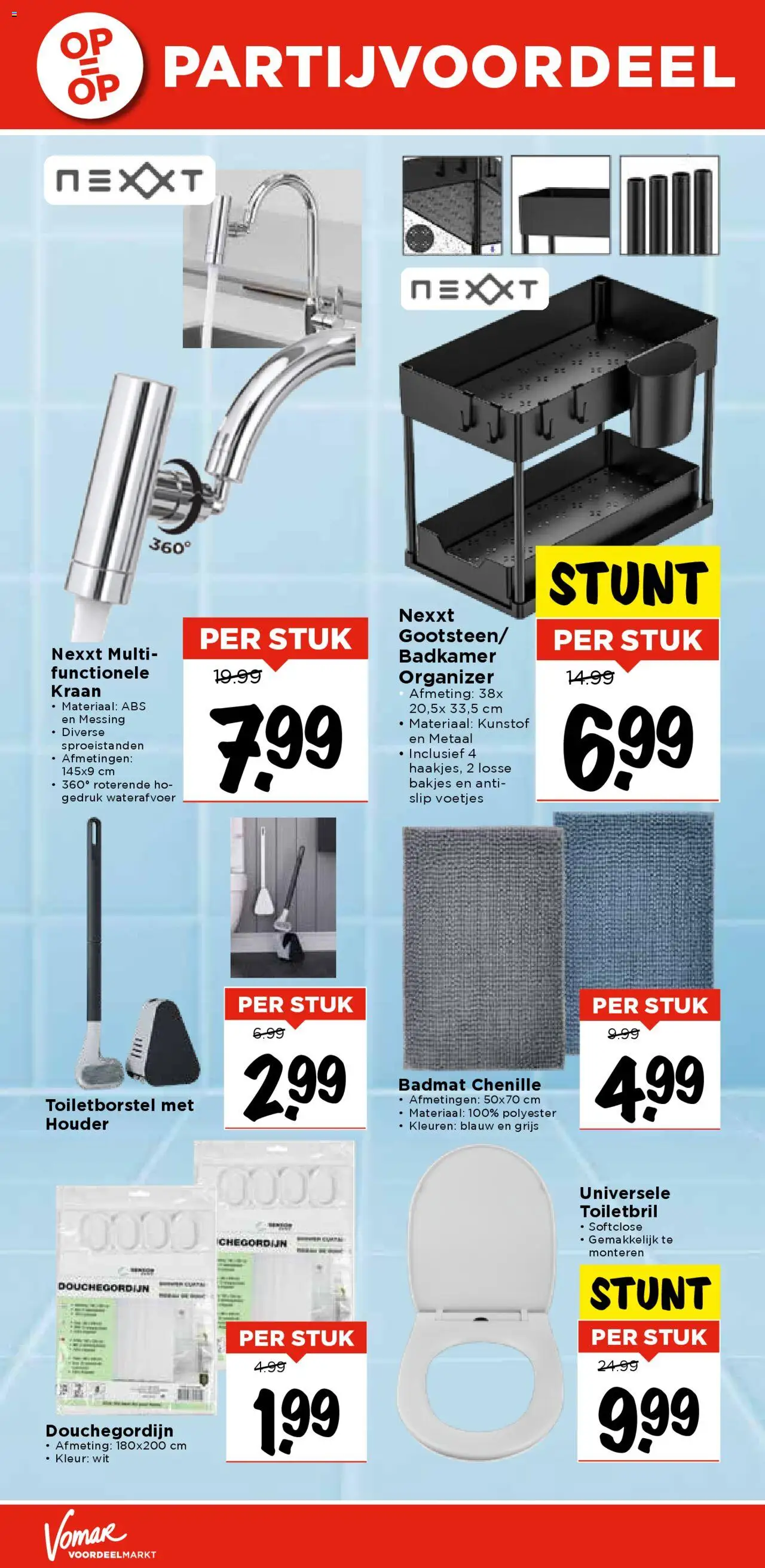  | Pagina: 35 | Producten: Slip, Badmat, Douchegordijn