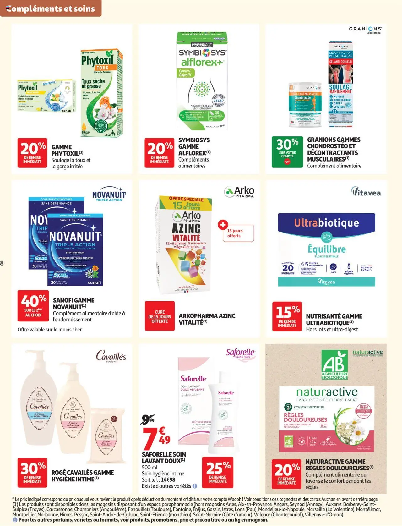 {H1} | Page: 8 | Produits: Plantes, Digestif, Hygiène intime