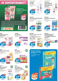 V-Markt - Hallertau / Oberpfalz ab 19.02.2026 gültig | Seite: 12 | Produkte: Granatapfel, Pampers, Spülung, Getreide