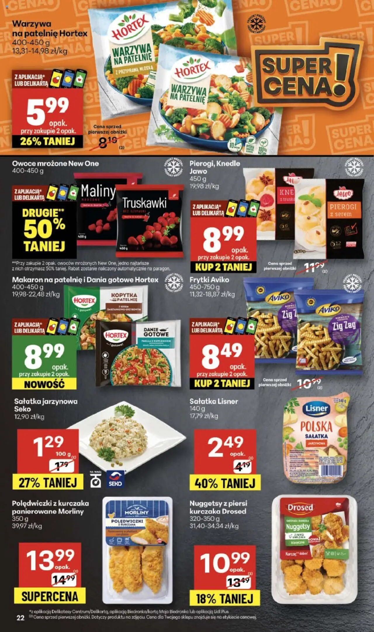 Delikatesy Centrum Gazetka - Sklepy Własne od 23.10.2025 | Strona: 22 | Produkty: Piersi, Truskawki, Warzywa, Dania gotowe