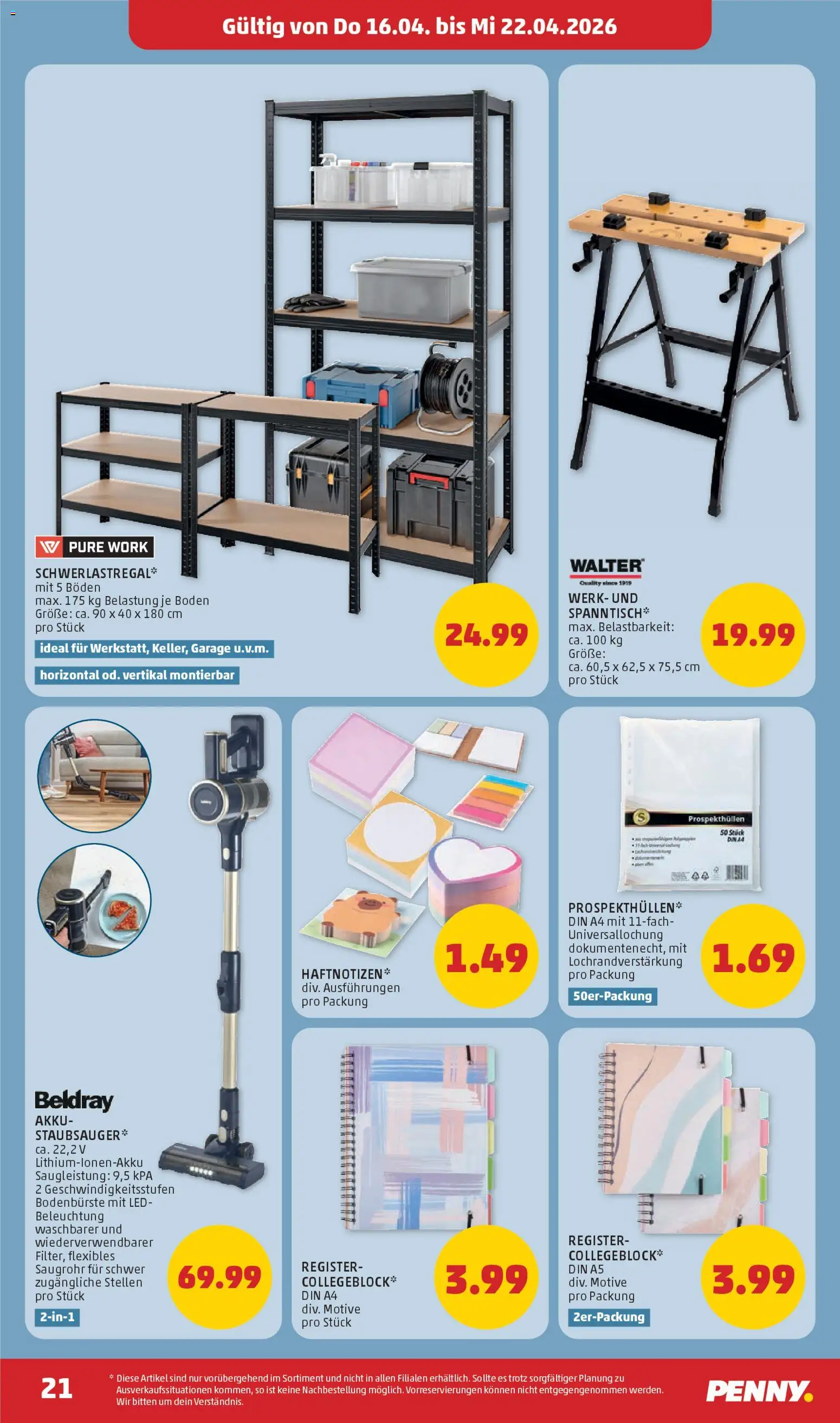 Penny Markt - Flugblatt gültig ab 16.04.2026 | Seite: 21