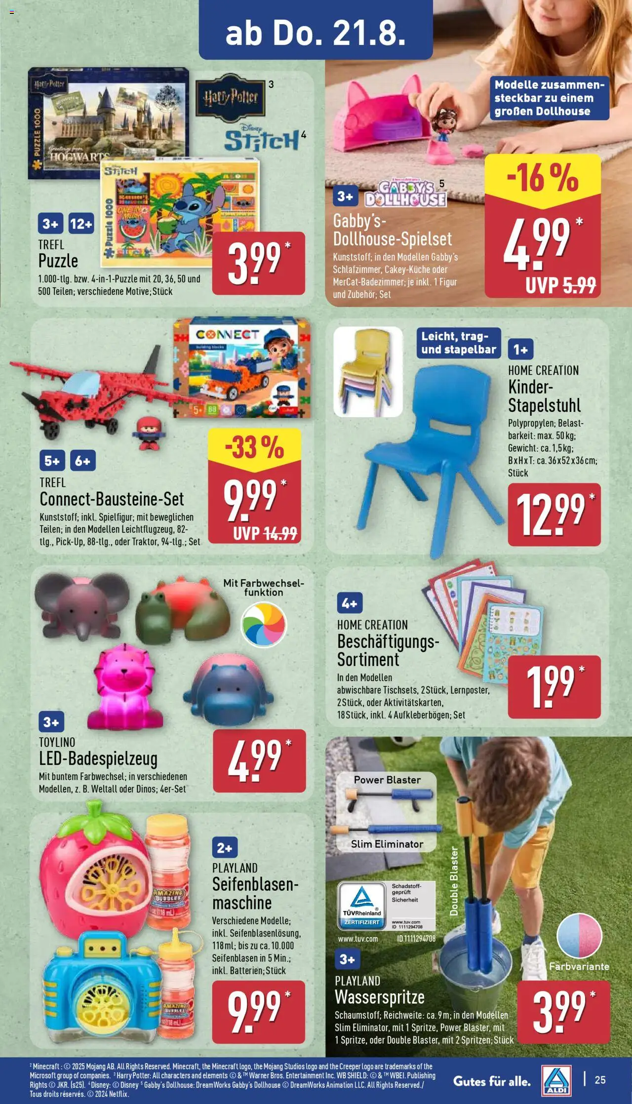 Aldi Prospekt 	 - gültig ab dem 18.08.2025 | Seite: 25 | Produkte: Gewicht, Home creation