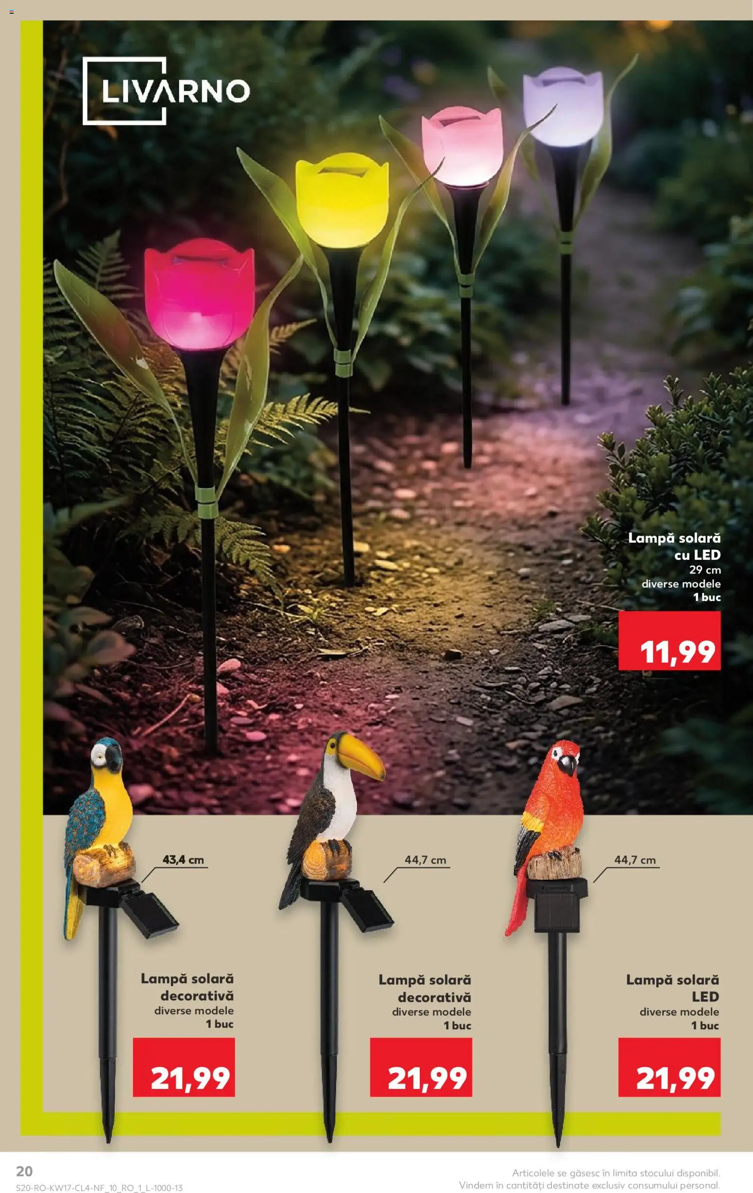 Noul catalog Kaufland – valabil de la 22.04.2026 | Pagină: 20 | Produse: Babak, Lampă