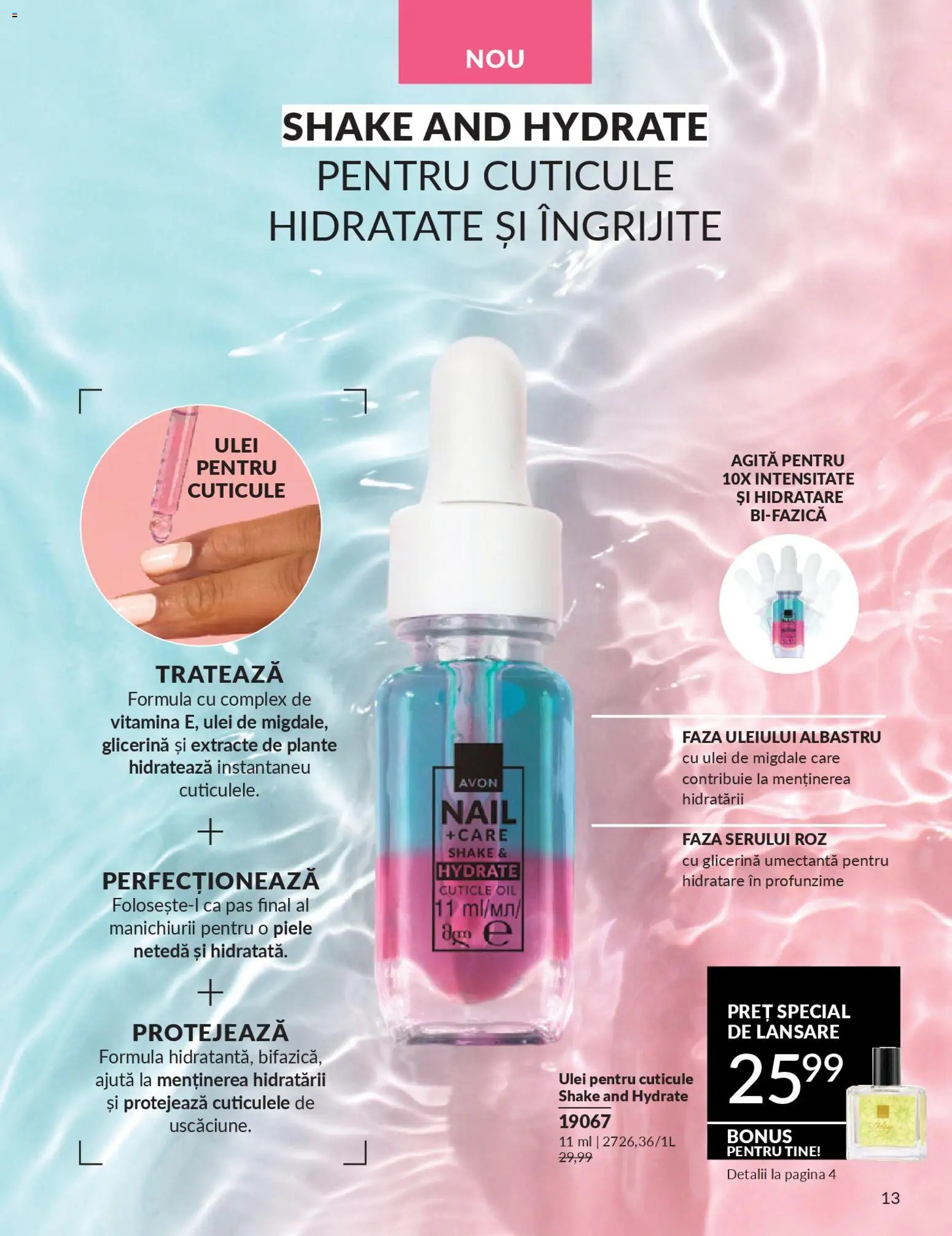 Noul catalog Avon – valabil de la 01.02.2026 | Pagină: 15 | Produse: Ulei pentru cuticule, Migdale, Ulei, Shake