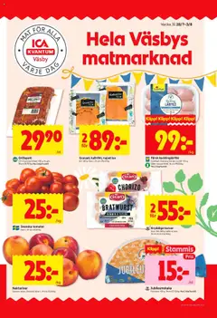 ICA Kvantum - Upplands Väsby - Förhandsvisning av reklamblad från butik ICA Kvantum aktuell från 28.07.2025
