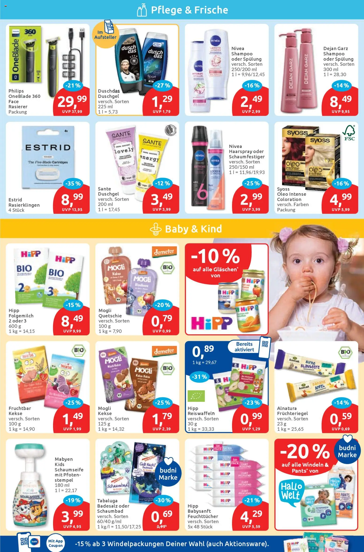 Budni Prospekt – gültig ab 07.04.2026 | Seite: 3 | Produkte: Energy, Spülung, Waffeln, Duschdas