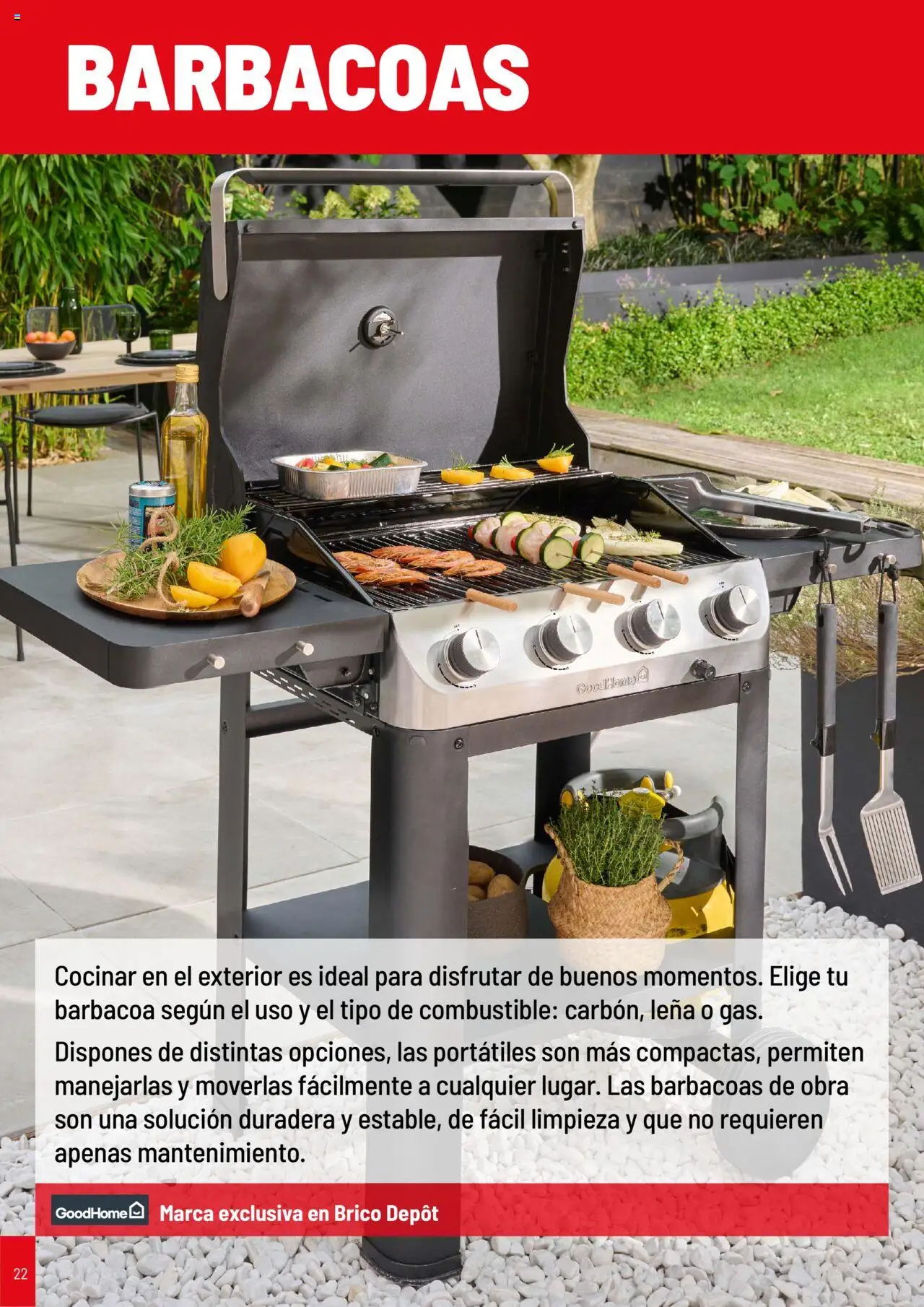 Brico Depôt Jardín │ válido desde el 25.04.2025 | Página: 22 | Productos: Barbacoa