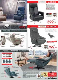 Zurbrüggen - Zurbrüggen: Ihr Einrichtungshaus der Extraklasse ab 20.02.2026 gültig | Seite: 11 | Produkte: Relaxsessel, Kopfpolster
