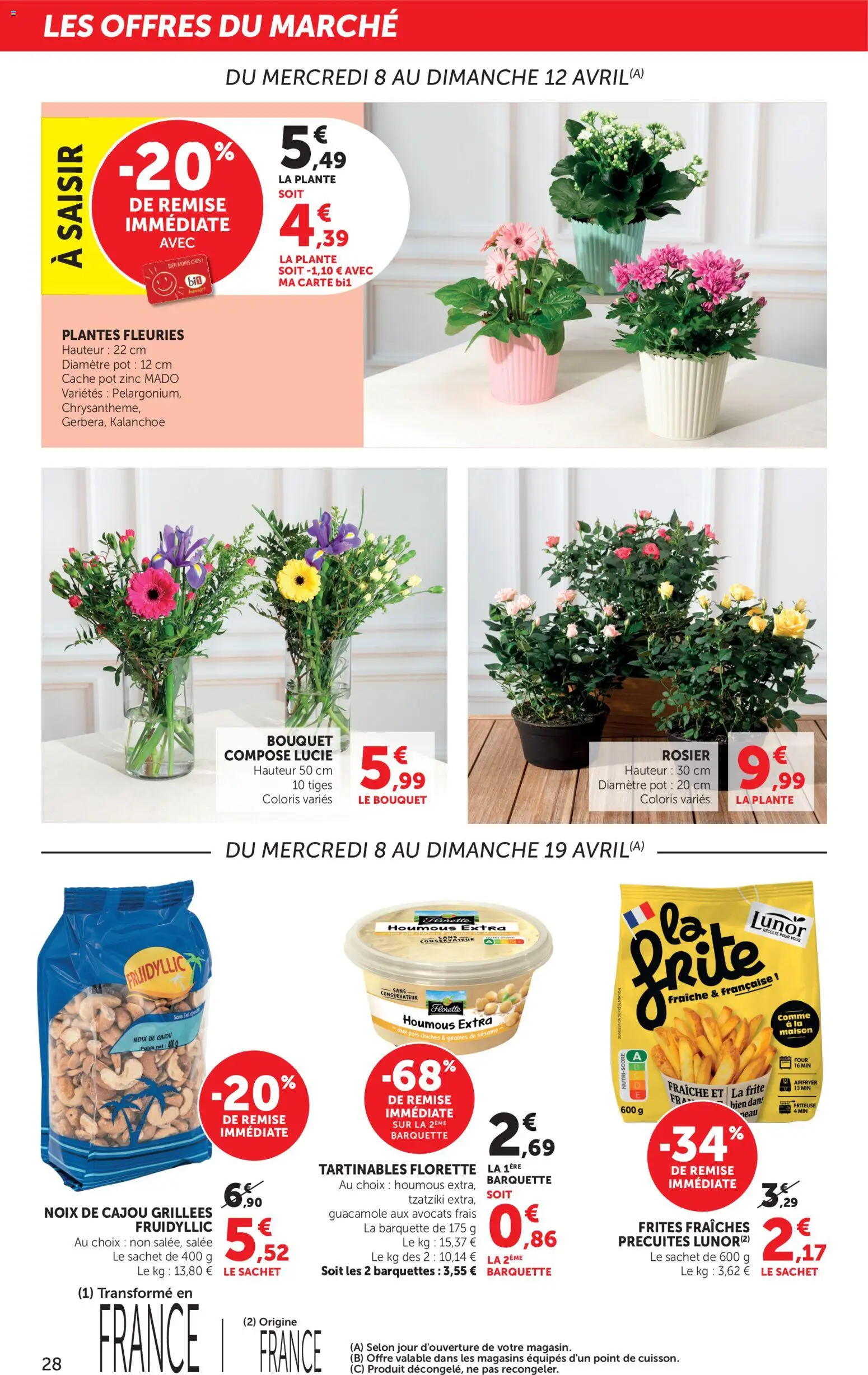 {H1} | Page: 28 | Produits: Rosier, Poids, Sel, Pois